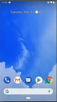 Simplicity in Android P home button